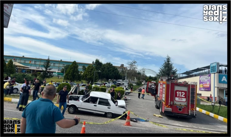 Safranbolu'da kavşakta korkunç kaza: 1 ölü, 4 yaralı