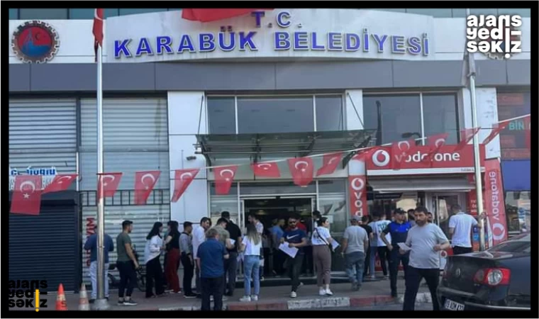 Karabük Belediyesi'ne Son Gün Yoğun Başvuru!