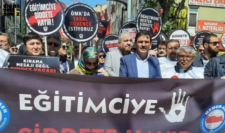 Eğiti Çalışanları Şiddete Karşı Seslerini Yükseltti!