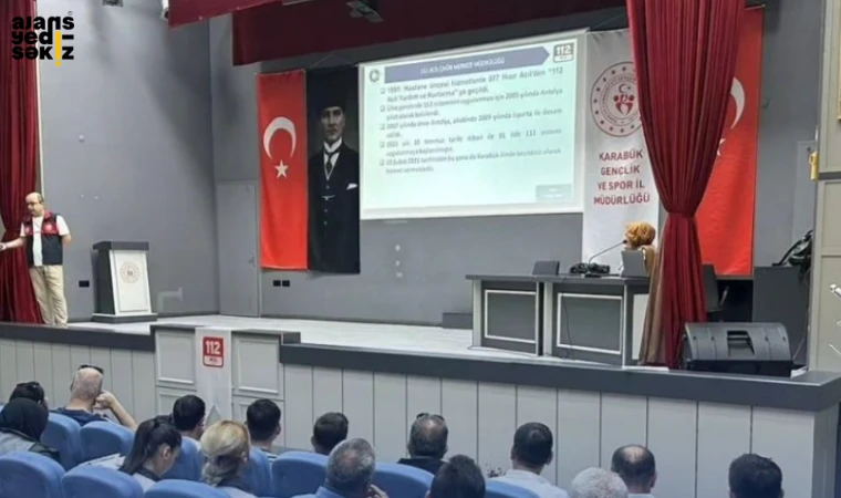Güvenlik Görevlilerine 112 Acil Çağrı Hizmetleri Eğitimi!