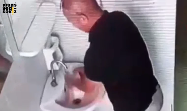 Sabunluğu Çalıp Lüks Otomobiliyle Gitti!