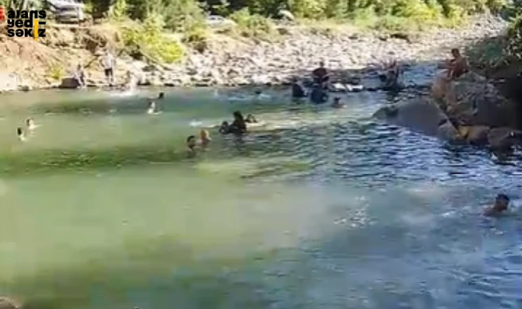 Yenice Gölü'nde Serinleme Çılgınlığı!
