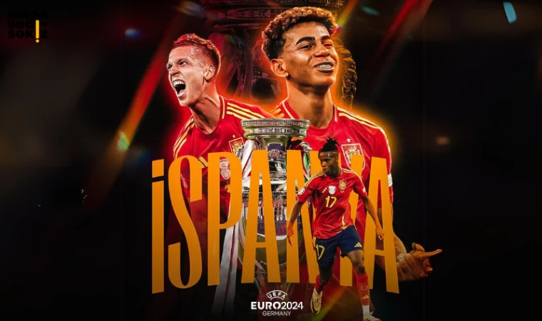 Euro 2024'te İngiltere’yi 2-1 mağlup eden İspanya,Avrupa Şampiyonu oldu.