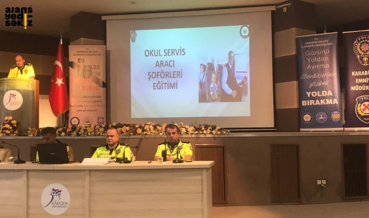 200 servis şoförü ve rehbere trafik eğitimi verildi.