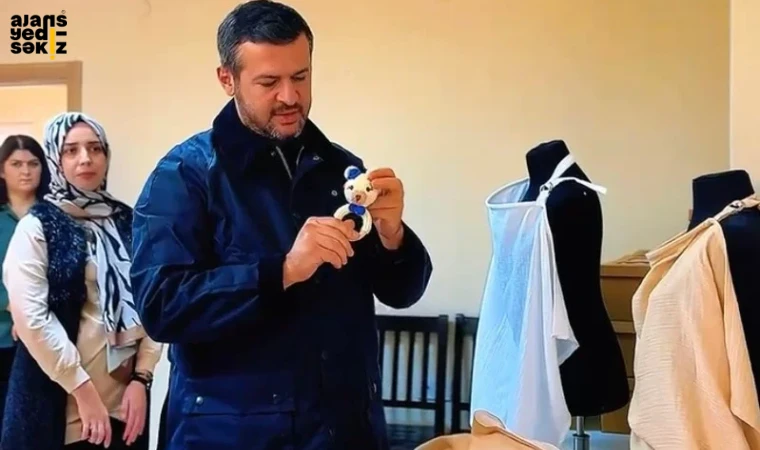 Karabük Belediyesi’nden yeni doğanlara bakım seti.