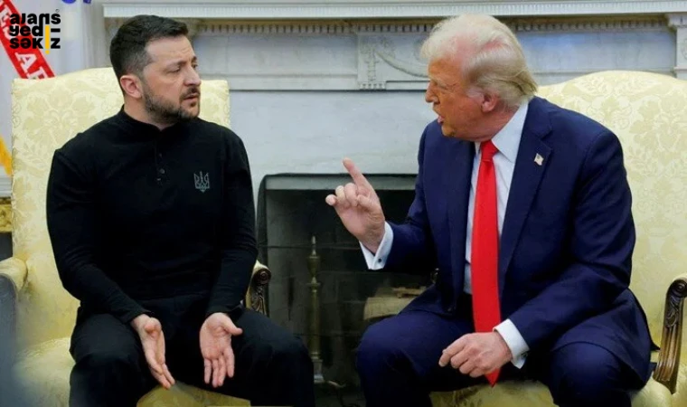Volodimir Zelenskiy ve Donald Trump'ın, mineral anlaşması imzalanmadı.