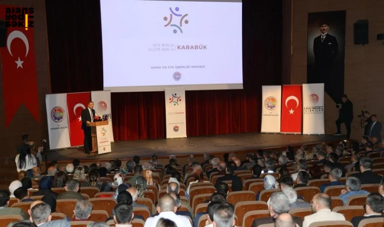 "İşte Birlik, Güçte Birlik: KARABÜK" Projesi Lansmanla Tanıtıldı.