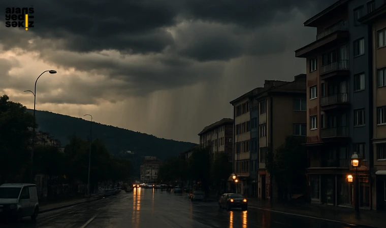 MGM uyarıda bulundu, Karabük'te sağanak ve gök gürültülü yağış bekleniyor.