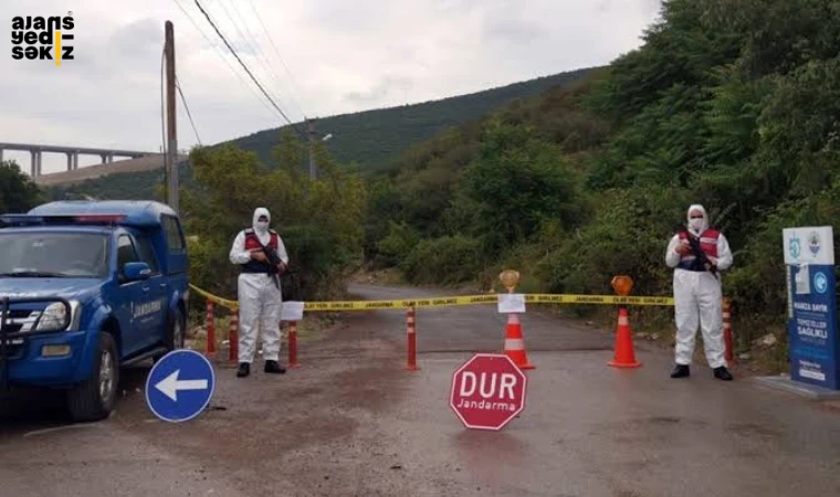 25 mahalle ve 15 köy karantinaya alındı.