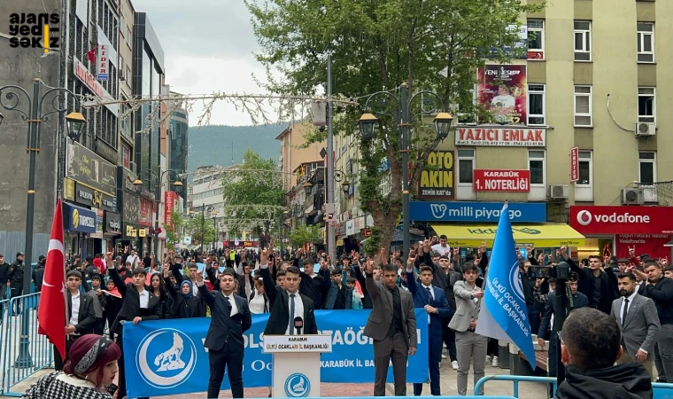 Ülkü Ocakları Karabük İl Ortaöğretim Teşkilatı, 3 Mayıs Türkçülük Günü dolayısıyla anlamlı bir basın açıklaması gerçekleştirdi.