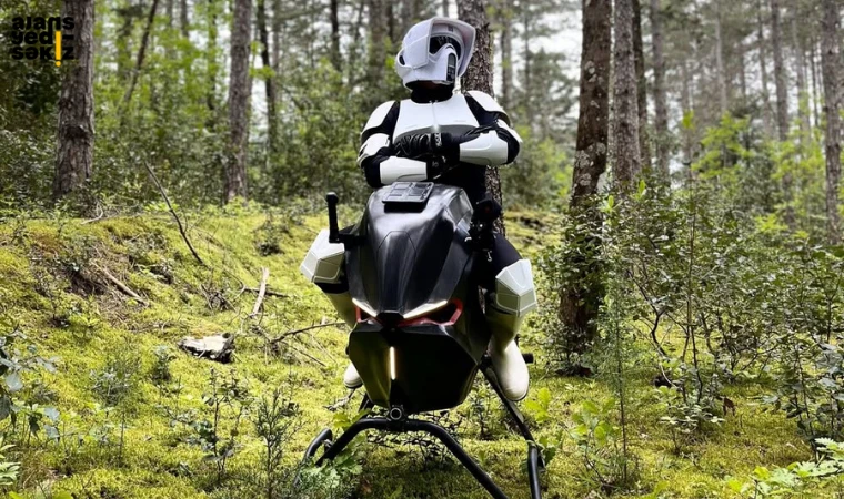 Star Wars’tan fırlamış gibi görünen Airbike tanıtıldı.