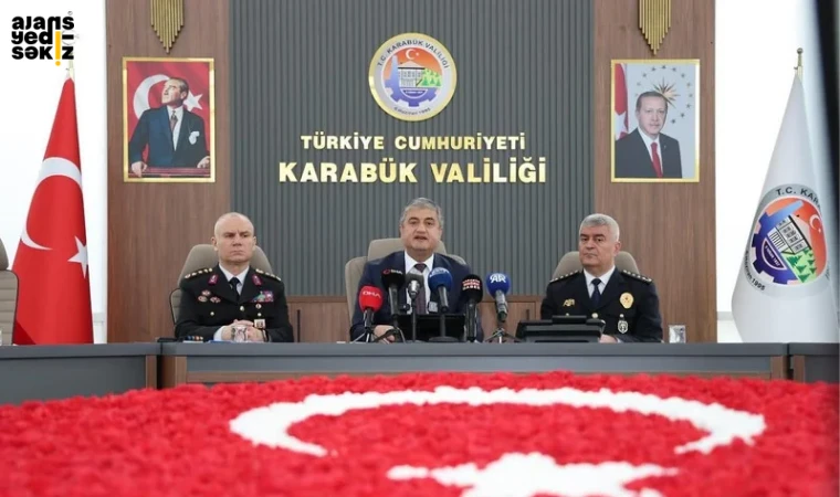 Vali Yavuz, güvenlik verilerini açıkladı.