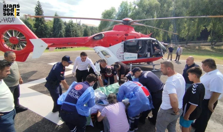 oksijen tahliyesi sırasında meydana gelen patlamada bir personel ağır yaralandı.