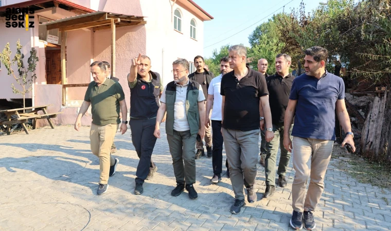 Yumaklı, Karabük’te Yangın Bölgesinde İncelemelerde Bulundu!
