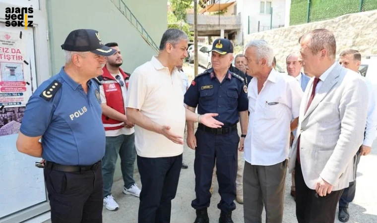 Vali Mustafa Yavuz Tahliye Olan Köyde Dayanışma Mesajı Verdi.