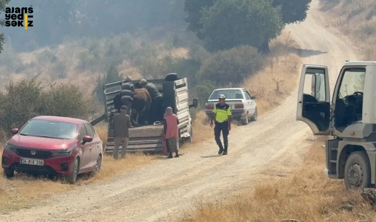 Araç Güzelce köyü tedbir amacıyla tahliye edildi, müdahale aralıksız sürüyor