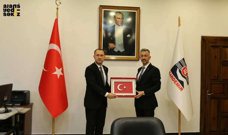 Fatih Çapraz,Yeni Başkan Muhammed Ali Oflaz'ı Ziyaret Etti.