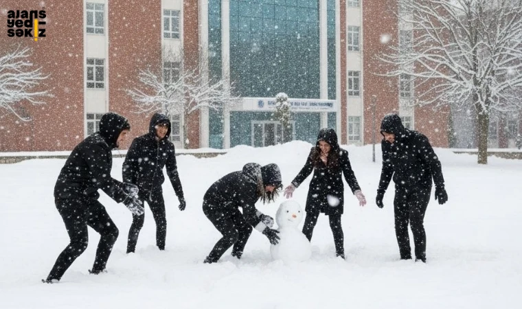 Karabük Üniversitesi'nde 29 Aralık'ta tüm birimlerde eğitime ara verildi.