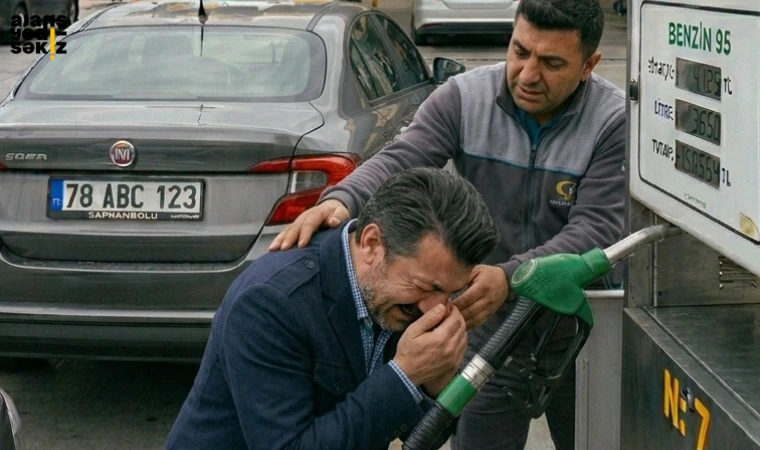 Motorine 7,80 TL, benzine 60 kuruş artış bu gece yarısından itibaren geçerli olacak.