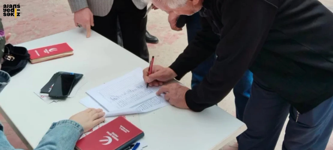 Yeniden Refah Partisi imza kampanyasında 2 bin 571 destek topladı.