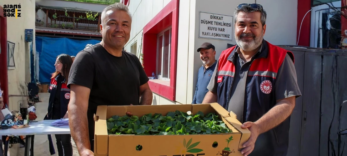 TAKE Projesi kapsamında çiftçilere toplam 135 bin fide desteği sağlandı.