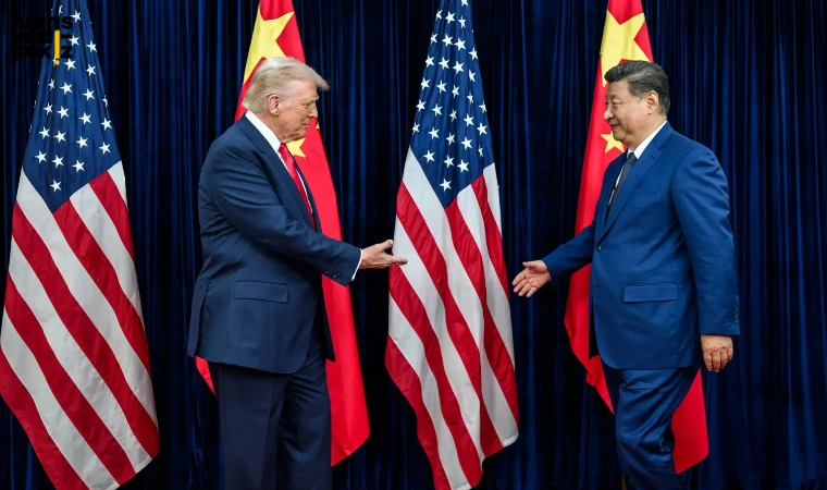 Trump Çin'e dev heyetle çıkarma yaptı, Elon Musk ve Tim Cook da kafilede.