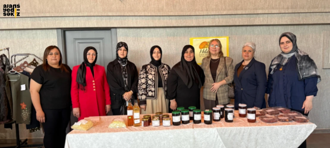 Başkan Çetinkaya'dan üretici kadınlara tam destek, stantları tek tek gezdi.