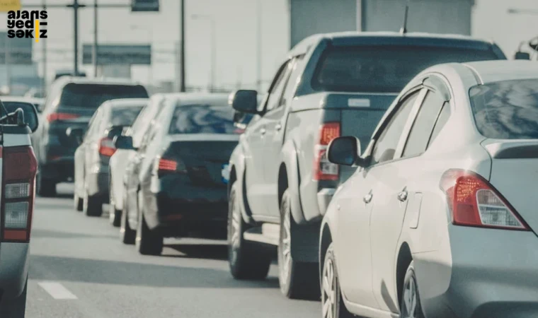 Kentte trafiğe kayıtlı araç sayısı mayıs ayında 87 bin 424'e ulaştı.