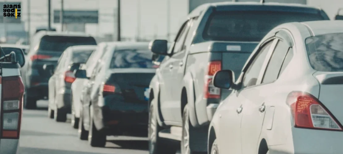 Kentte trafiğe kayıtlı araç sayısı mayıs ayında 87 bin 424'e ulaştı.