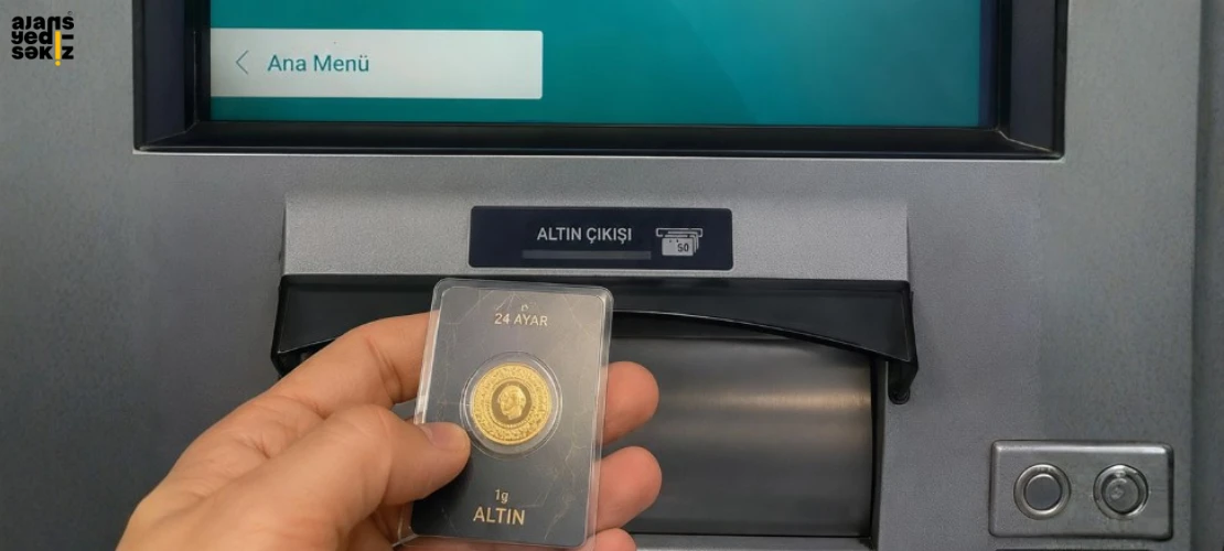 Bazı bankalar, pilot uygulamayla ATM'lerden gram altın satışına başladı.