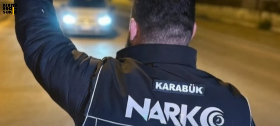 Karabük'te 7 ayrı operasyonda 9 şüpheliye işlem yapıldı, 1 kişi tutuklandı.