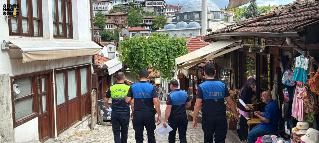 Safranbolu'da turistleri rahatsız eden çığırtkanlığa karşı denetimler başlatıldı.