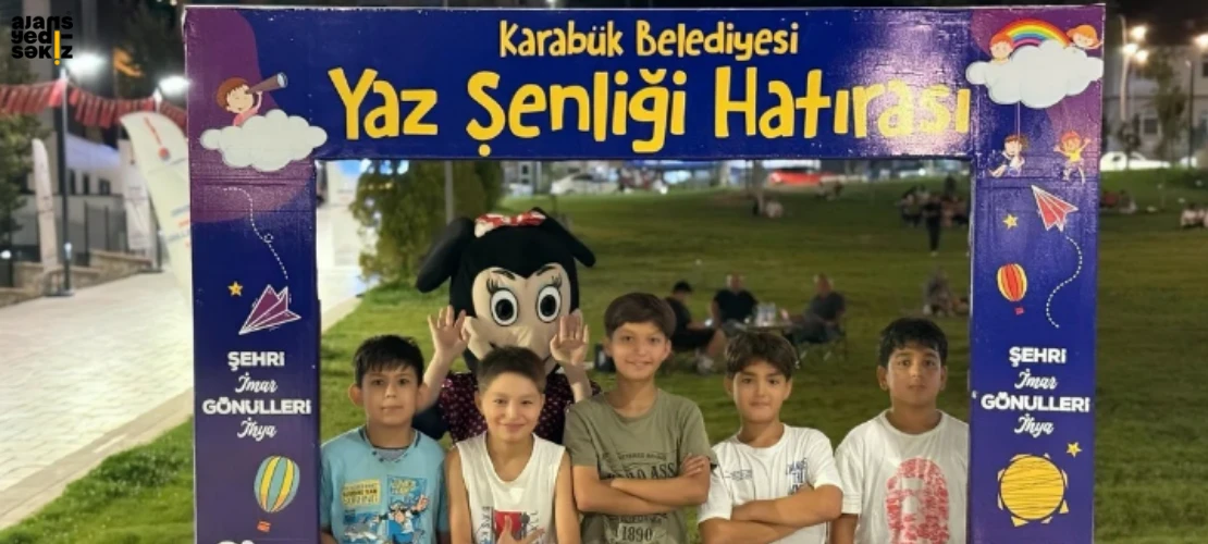 Karabük Belediyesi’nin Yaz Şenliği, çocuklar ve ailelerden yoğun ilgi görüyor.
