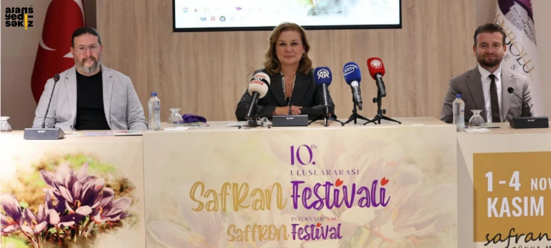 Başkan Elif Köse, 1-4 Kasım'da düzenlenecek 10. Uluslararası Safran Festivali'nin programını açıkladı.