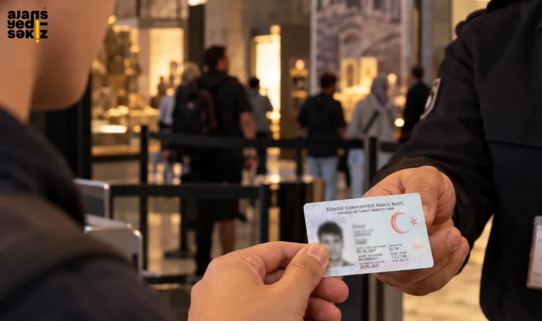 T.C. kimlik kartları, e-Devlet üzerinden yapılan ödeme sonrası müze girişlerinde kullanılabilecek.
