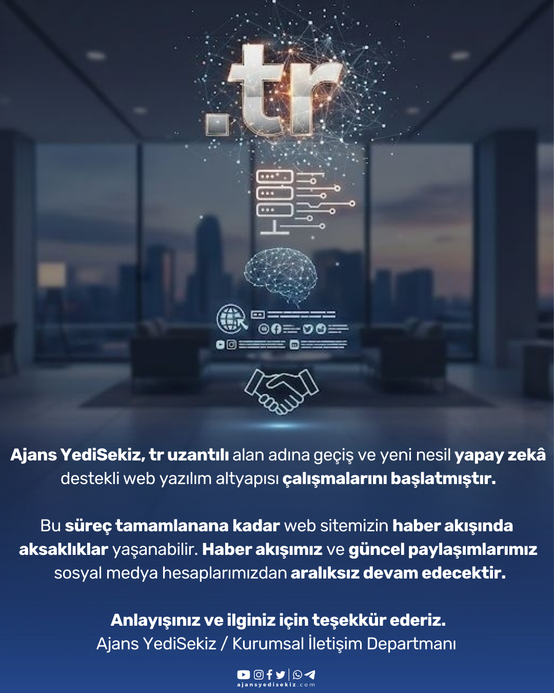 Ajans YediSekiz 2 Yaşında!