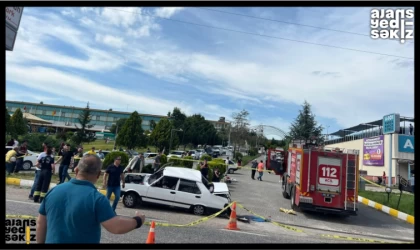 Safranbolu'da kavşakta korkunç kaza: 1 ölü, 4 yaralı