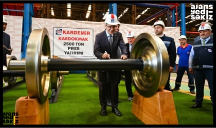 Yerli ve Milli Vagon İçin İlk Demiryolu Teker Seti Sevkiyatı Öncesi İmza Töreni Düzenlendi!