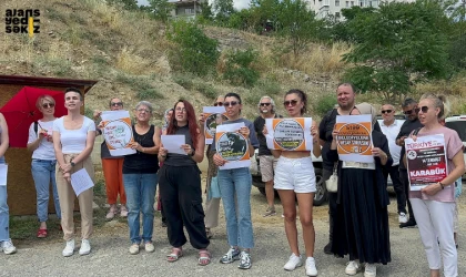 Karabük Hayvanseverler Derneği sokak hayvanları için basıın açıklamasında bulundu.