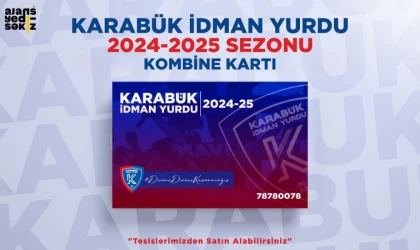 Temsilcimiz Karabük İdman Yurdu ,kombine kartların satışa çıktığını duyurdu.