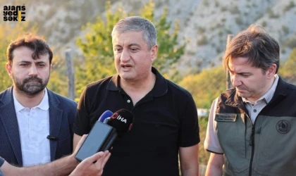 Vali Yavuz: 75 araç ve 205 personel yangını söndürmek için fedakarca çaba gösteriyorlar.