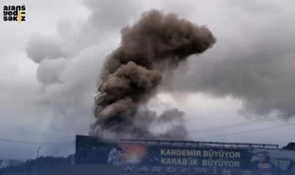 Karabük Demir ve Çelik Fabrikaları A.Ş. (Kardemir) curuf sahasında henüz sebebi bilinmeyen bir patlama meydana geldi.