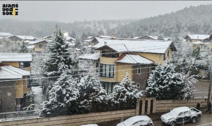 Nisan ayında Karabük şehir merkezi ve ilçeleri beyaza büründü.