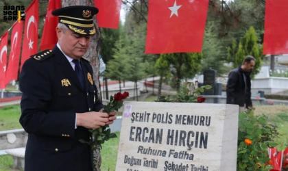Polis Teşkilatı'nın 180. yılında şehitlerimiz unutulmadı.