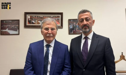 Kardemir Yönetim Kurulu Başkanı Oflaz, eski TBMM Başkanı Şahin ile görüştü.