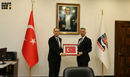 Fatih Çapraz,Yeni Başkan Muhammed Ali Oflaz'ı Ziyaret Etti.