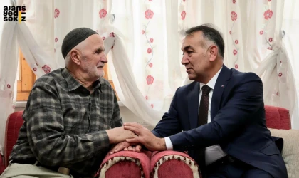 Oktay Çağatay, görevine başladıktan sonra ilk ziyaretini şehit Nuri Özcan’ın ailesine gerçekleştirdi.