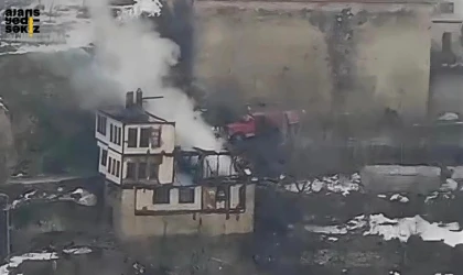 Safranbolu'da, 200 yıllık tarihi konak çıkan yangında kullanılamaz hale geldi.