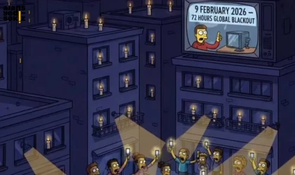 Ünlü çizgi dizi 9 şubat'ta 72 saat elektrik kesintisi olacağını iddia etti.