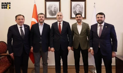 Başkan Çetinkaya, bakanlık ziyaretlerinde projeleri görüştü.